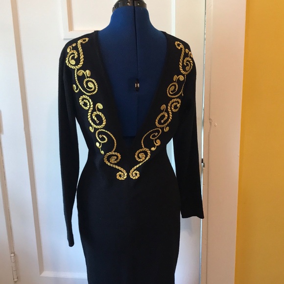 Andrea Jovine low back sweater dress large - Picture 4 of 7